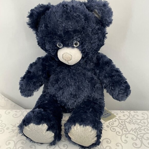 Build-A-Bear Night Sky Blue Teddy Bear Plush Stuffed Animal 17" - Picture 1 of 8